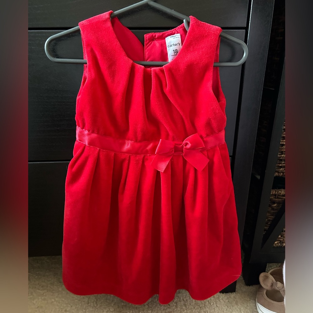 18 month Carters red dress